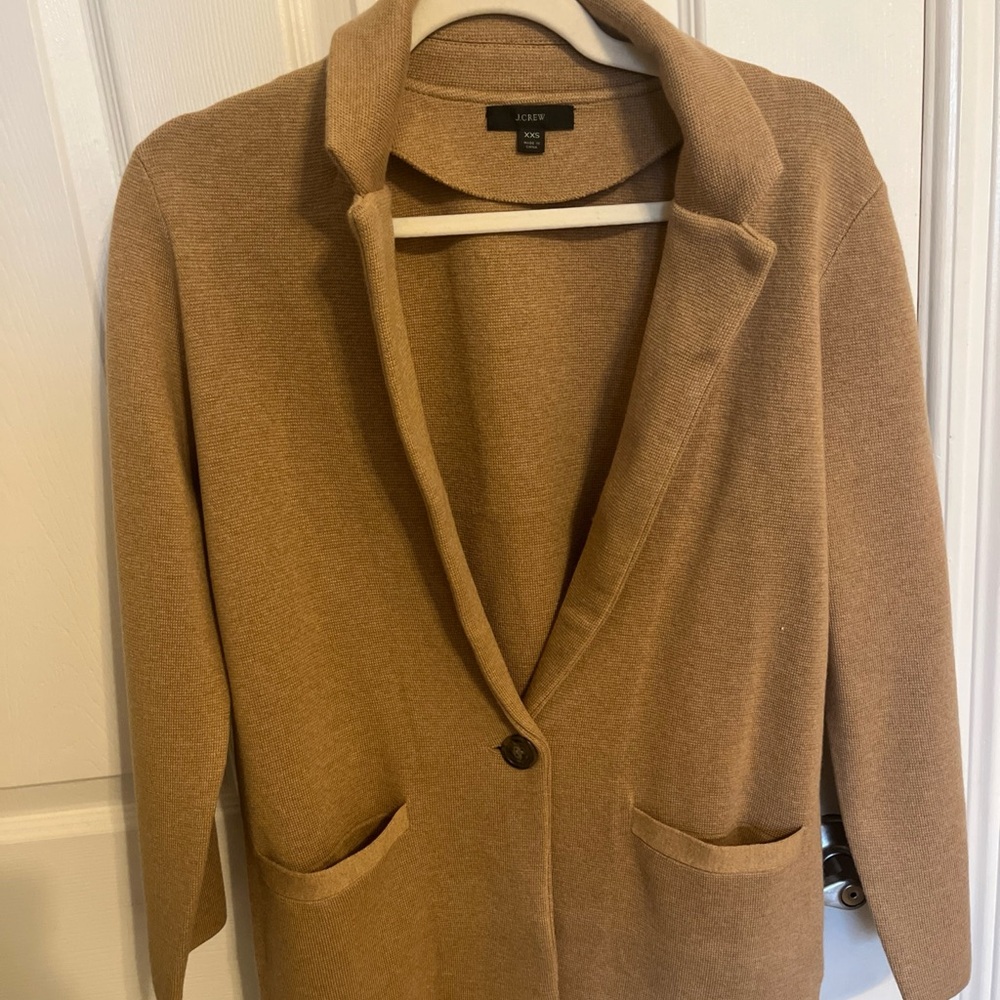 J. Crew Women's wool blend Camel Blazer